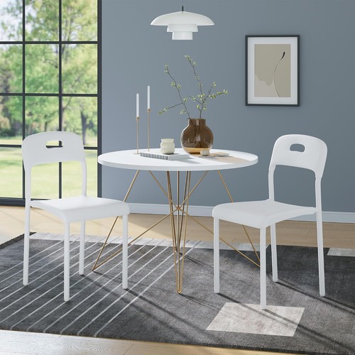 Outdoor plastic dining - 2x,