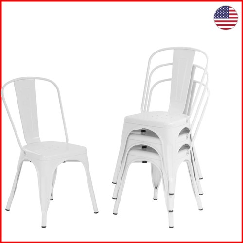 Set cream metal dining - set,