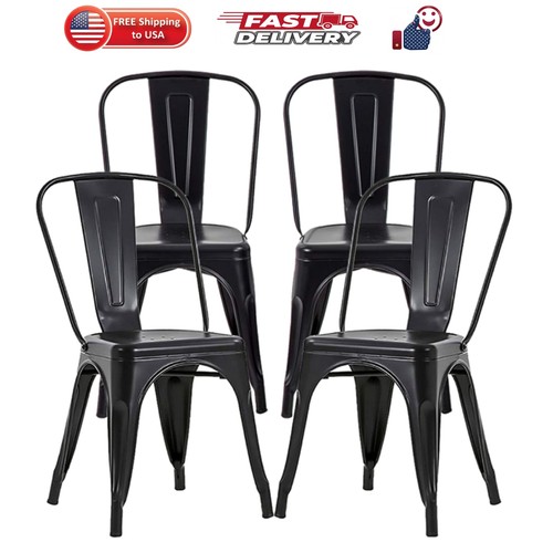 Metal dining chairs - chairs,