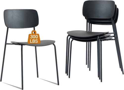 Stackable chairs set 4 - stackable,